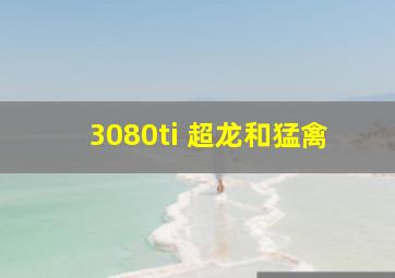 3080ti 超龙和猛禽